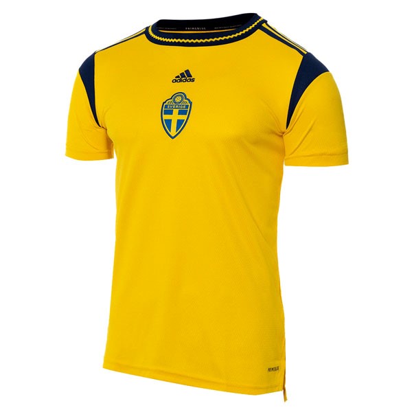 Camiseta Suecia 1st Euro Mujer 2022